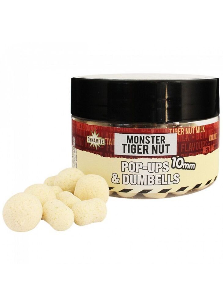 dynamite baits fluro pop-ups & dumbells Monster tiger nut