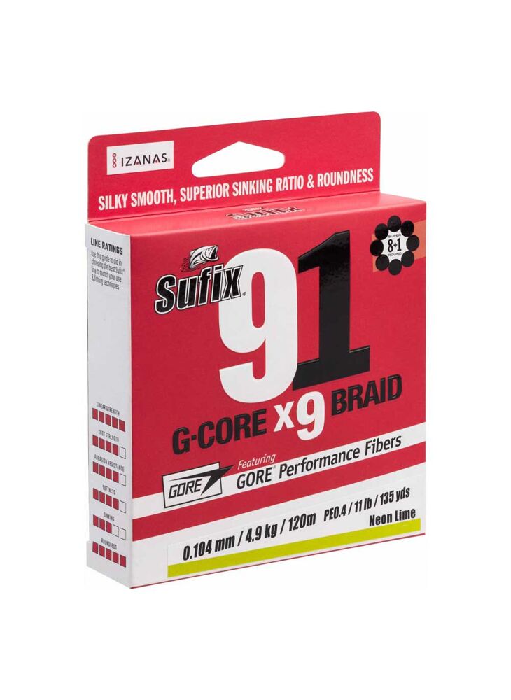 Sufix 91 G-core x9 braid