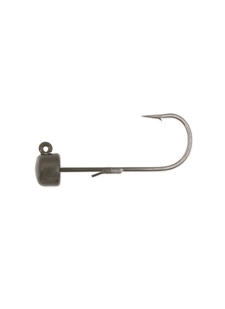 3-Pack Z-Man Power Finesse Shroomz Jig Heads – 1/5 Oz Green Pumpkin Weedless – For Bass Fishing