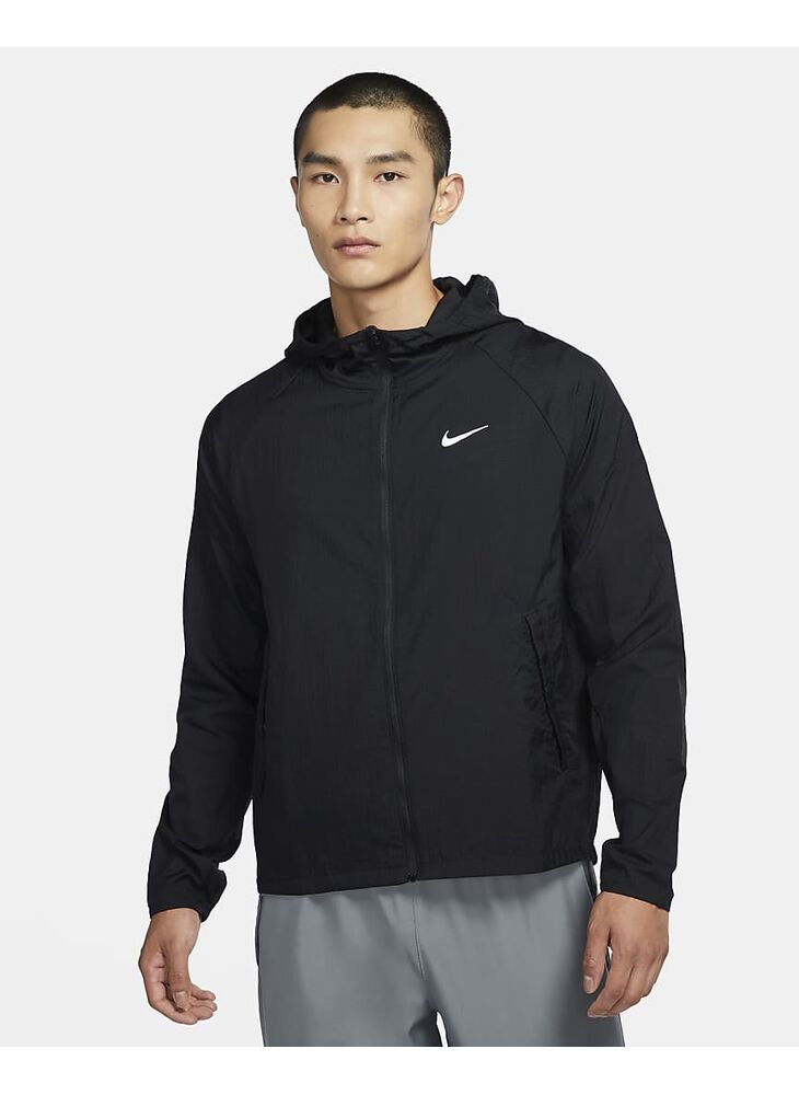 nike essential run jacket grey