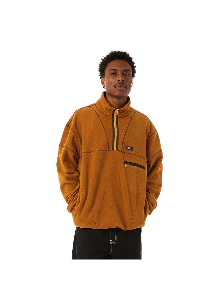 Elysian Quarter Zip Fleece Huf Freedom Detroit