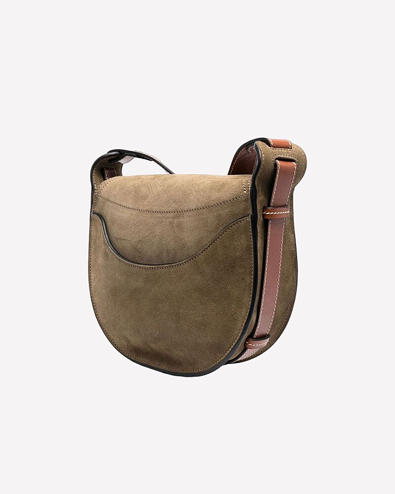 Botsy BeSace Bag in Khaki Leather