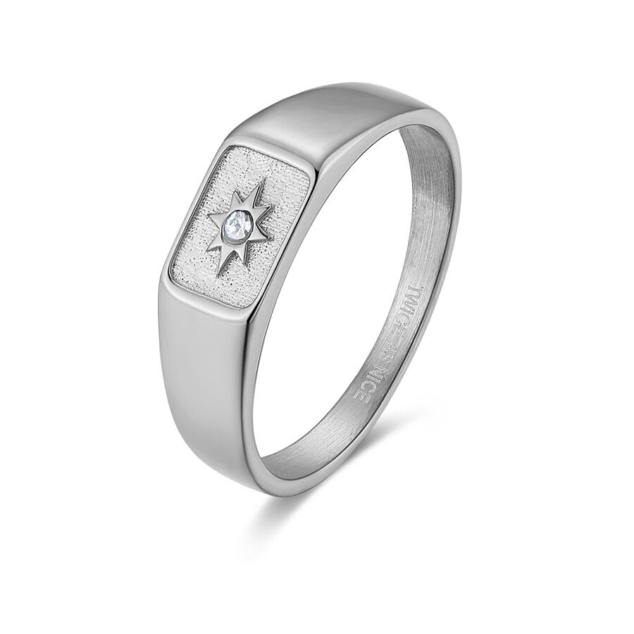 Stainless steel crystal rings online