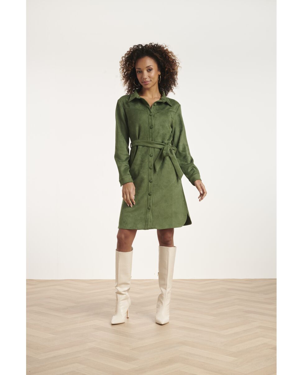 Smashed lemon jurk groen sale