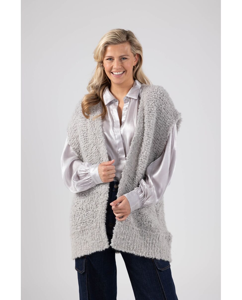 Lange gilet dames zonder mouwen outlet