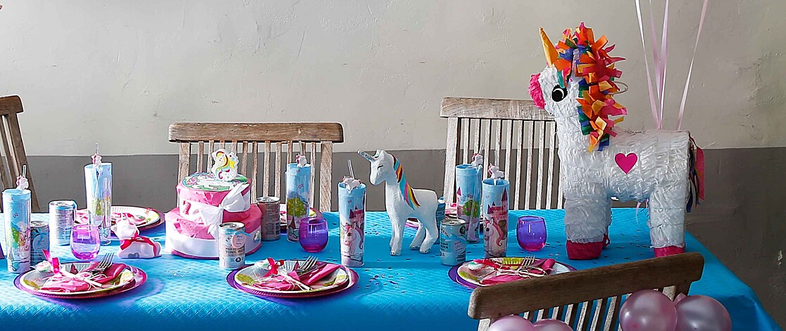 Decoration Anniversaire Sur Le Theme De La Licorne Idees De Deco