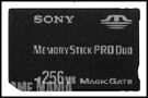 PSP Memory Stick Duo Pro 256 MB product image