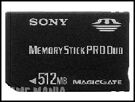 PSP Memory Stick Pro Duo 512 MB - Sony product image