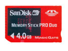 PSP Memory Stick Pro Duo 4 GB - Sandisk product image