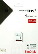 SDHC Card 4GB 3DS / DSi / Wii - Sandisk product image