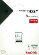 SDHC Card 8GB 3DS / Wii / DSi - Sandisk product image