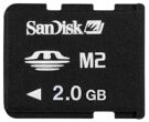 PSP Memory Stick Micro M2 Card 2GB - Sandisk product image