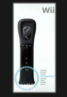 Wii Remote + MotionPlus Black product image