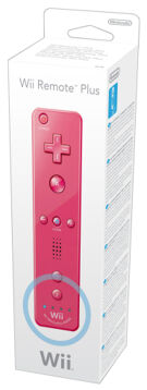 Wii Remote Plus Pink (Old) product image