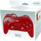 Wii Controller Classic Pro Red product image