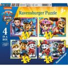 Paw Patrol the Movie - 4 in a Box Puzzel (12+16+20+24) product image