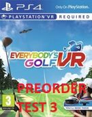 PS4VR Everybody's Golf VR - PRE RELEASE product image