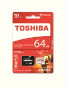 Micro SDXC Card 64 GB + Micro SD Adapter - Toshiba product image