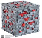 Minecraft: Illuminating Redstone Ore Cube product image
