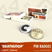 <p>Pre-order nu en ontvang op release exclusieve Pin Badges van Deathloop.</p> <p>Pre-order nu en ontvang op release exclusieve Pin Badges van Deathloop.</p>