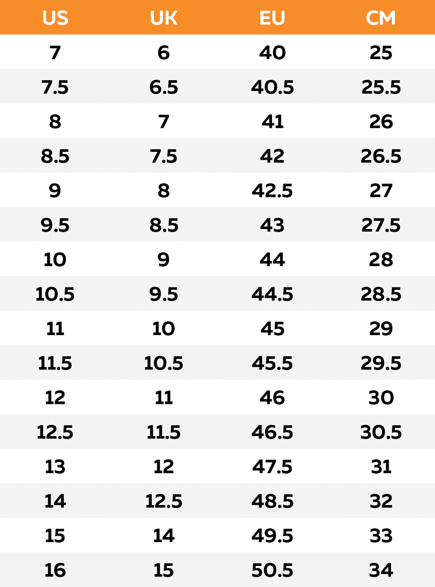 brooks shoe width chart